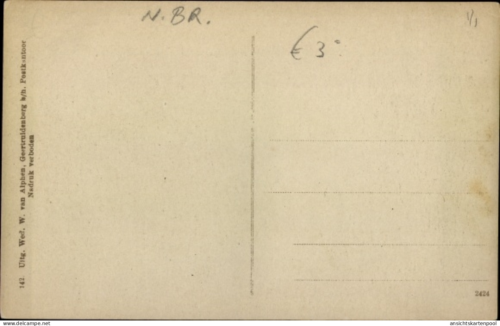 CPA Geertruidenberg Nordbrabant Niederlande, Markt