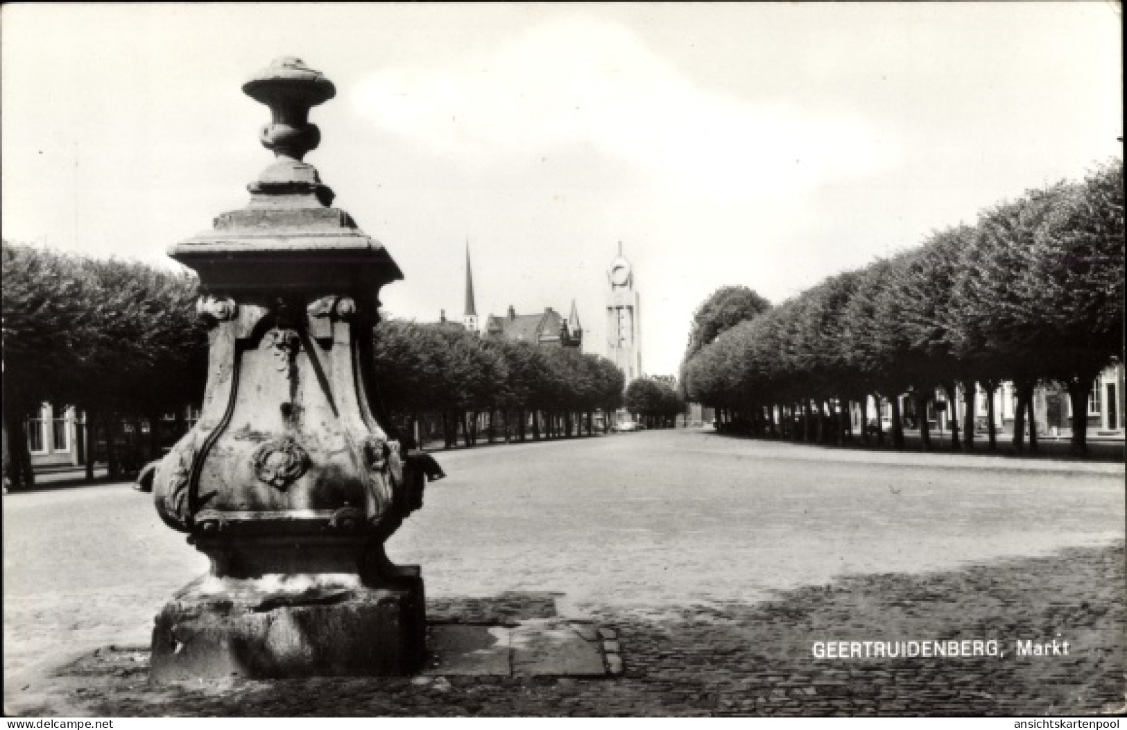 CPA Geertruidenberg Nordbrabant Niederlande, Markt