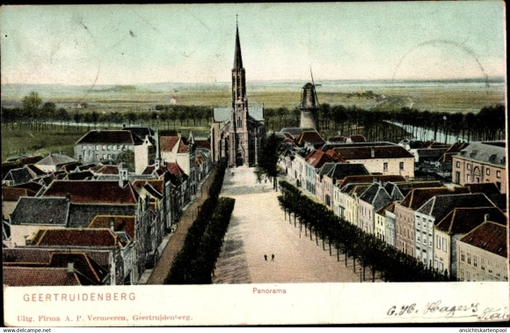 CPA Geertruidenberg Nordbrabant Niederlande, Panorama