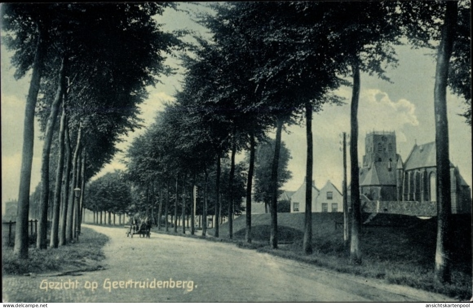 CPA Geertruidenberg Nordbrabant Niederlande, Straßenpartie
