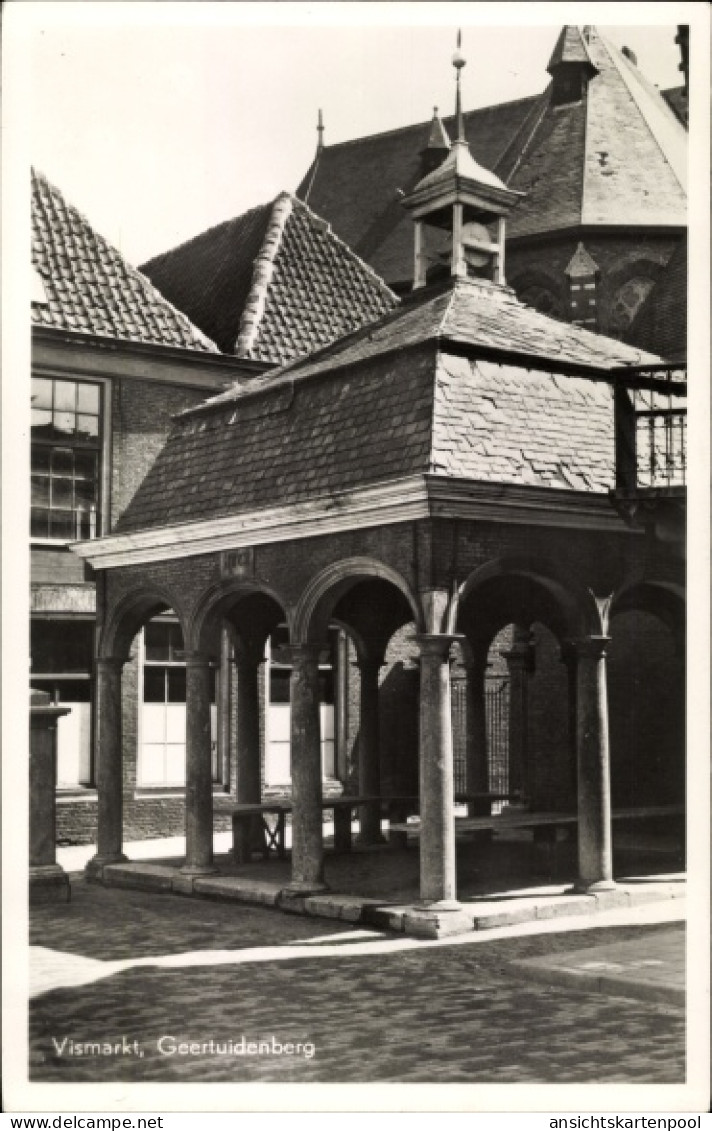 CPA Geertruidenberg Nordbrabant Niederlande, Vismarkt