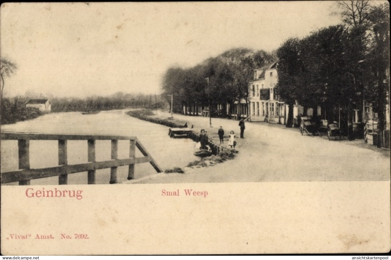 CPA Geinbrug Weesp Nordholland, Smal Weesp