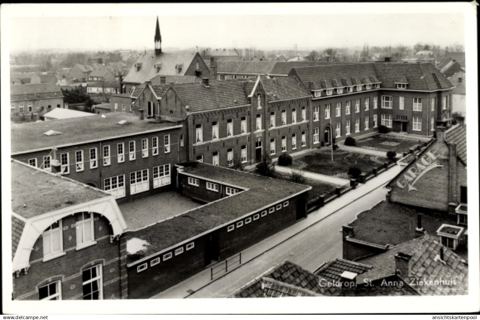 CPA Geldrop Nordbrabant Niederlande, St. Annaziekenhuis, Luftbild