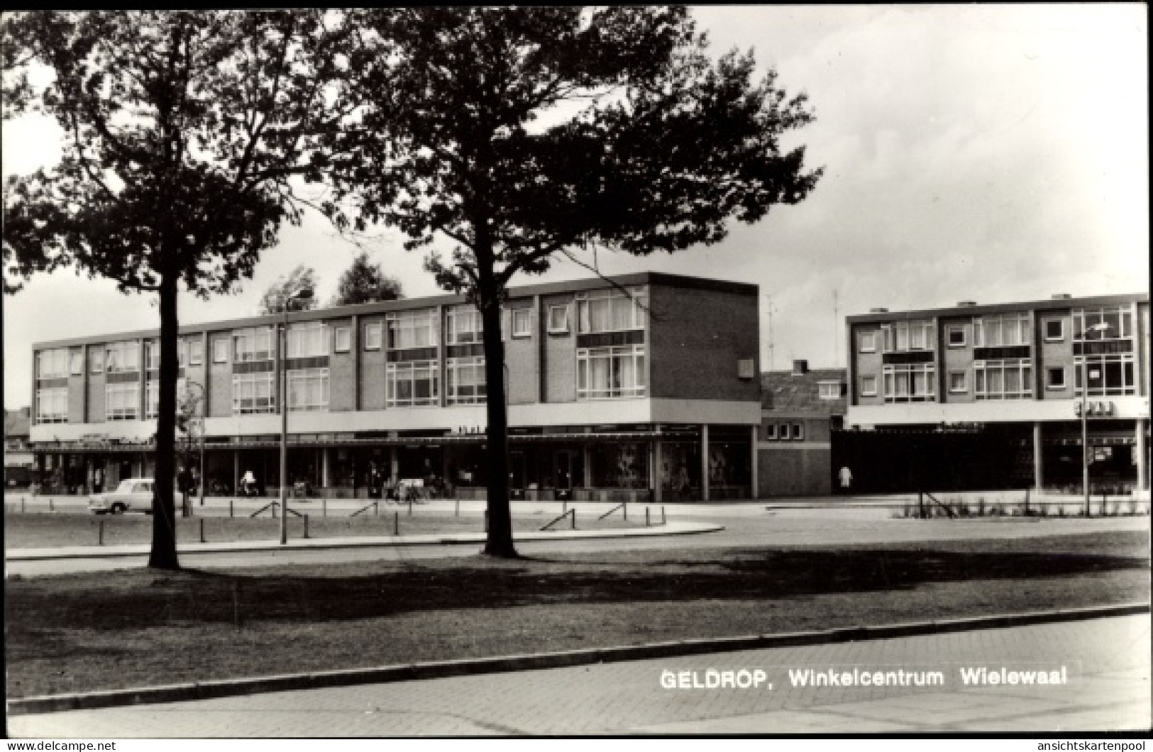 CPA Geldrop Nordbrabant Niederlande, Winkelcentrum, Wielewaal