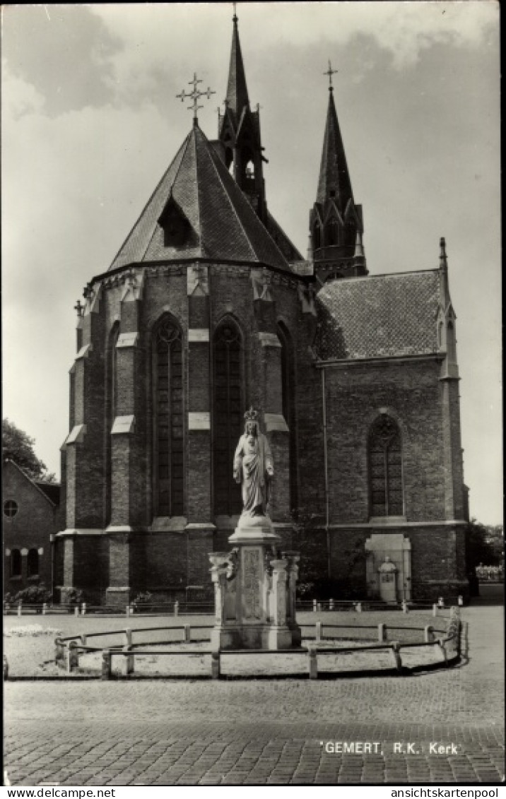 CPA Gemert Bakel Nordbrabant Niederlande, Kirche, Denkmal