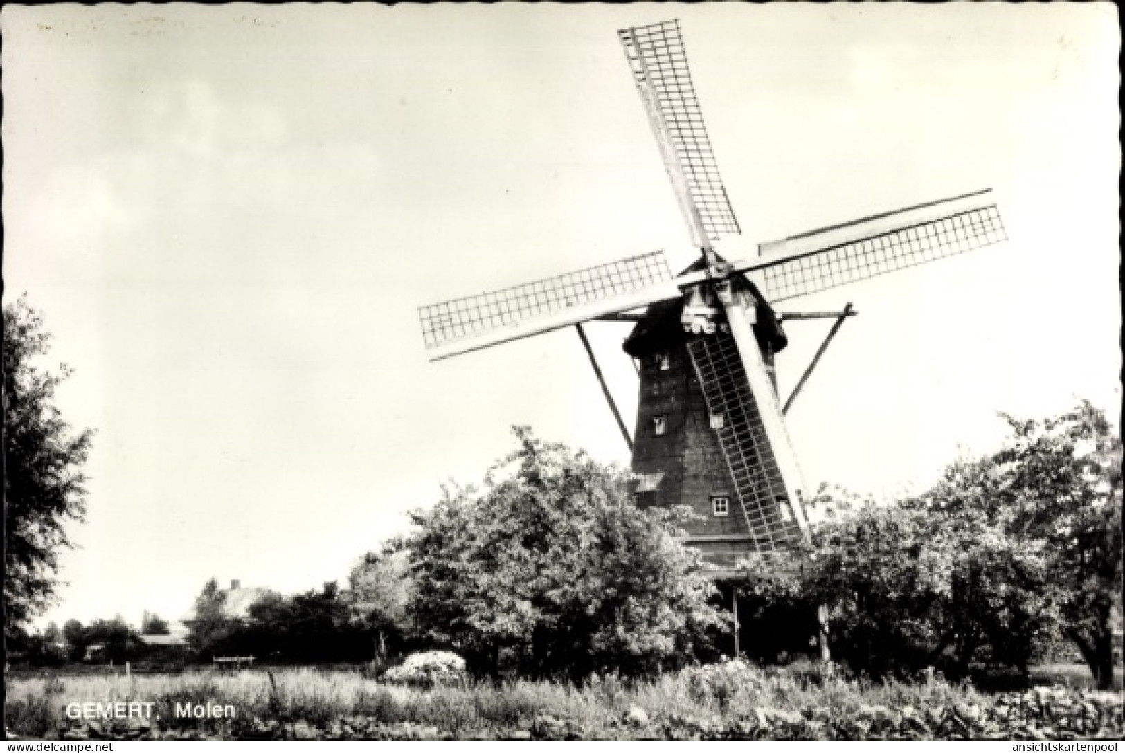 CPA Gemert Bakel Nordbrabant Niederlande, Molen