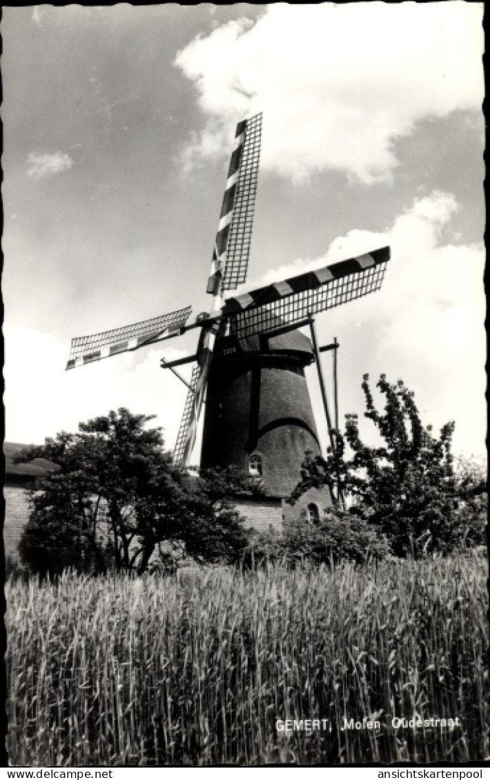 CPA Gemert Bakel Nordbrabant Niederlande, Molen Oudestraat