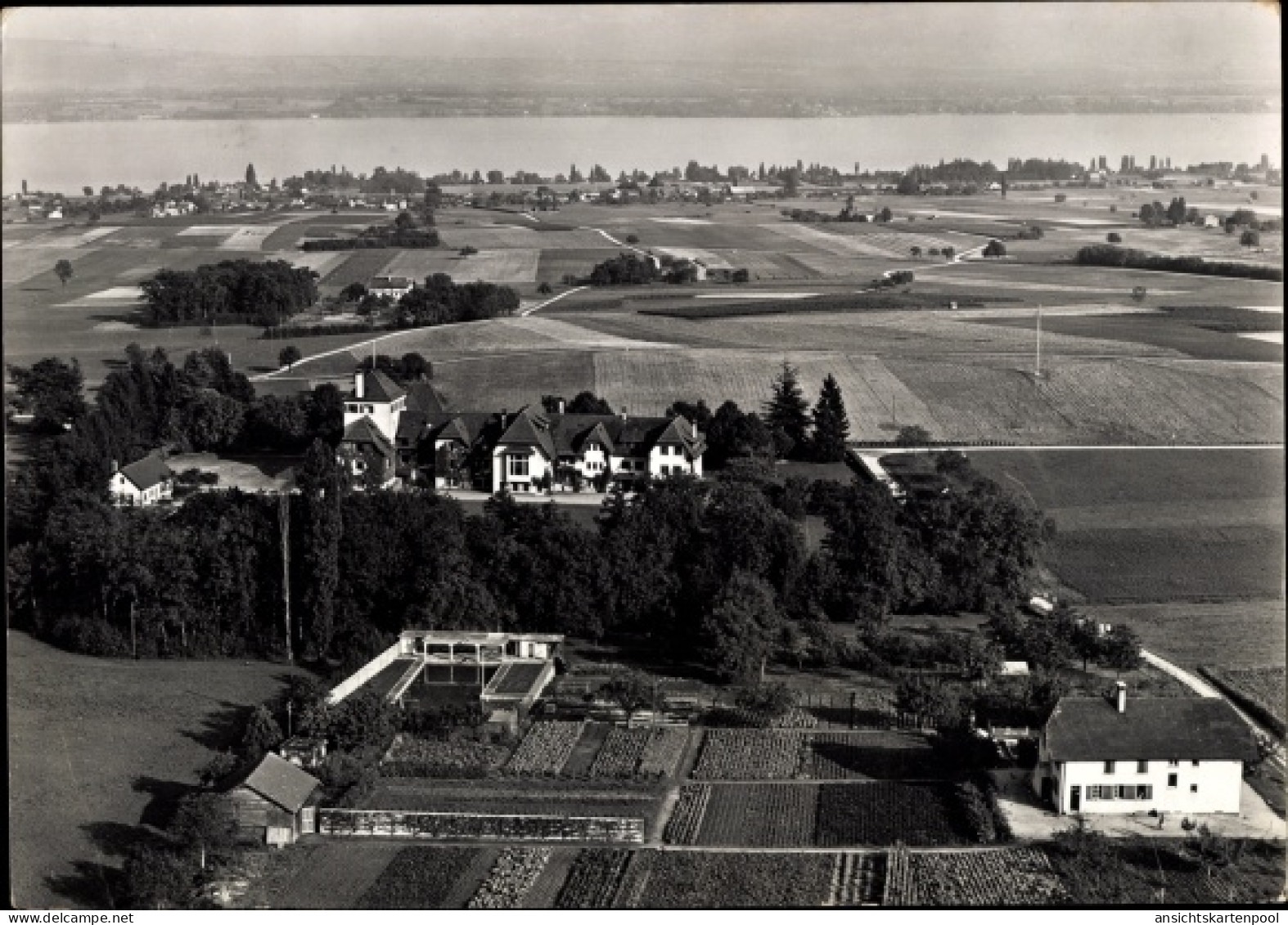 CPA Geneve Genf Schweiz, College Protestant Romand, Founex-Coppet