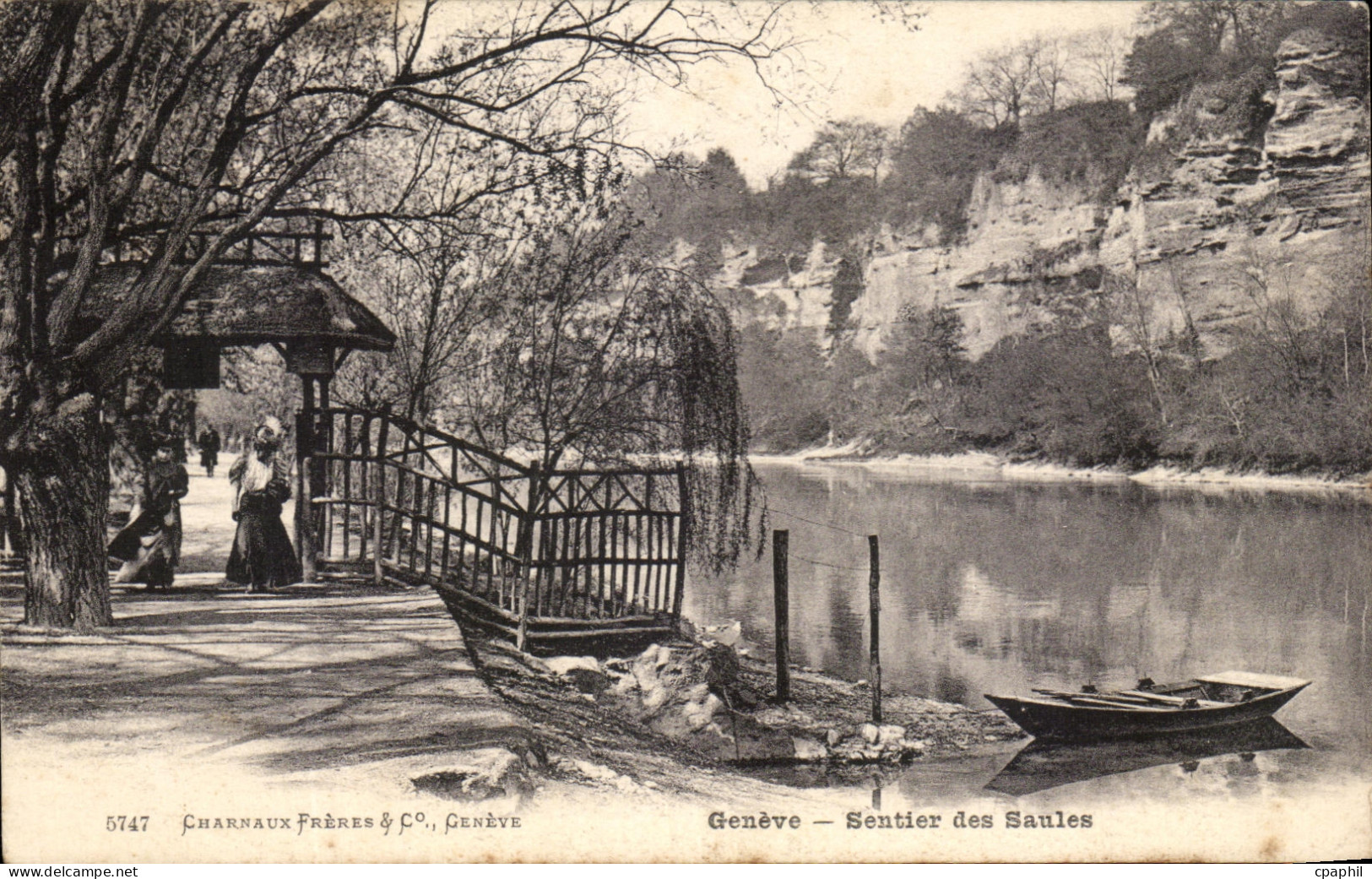 CPA Geneve Sentier des Saules