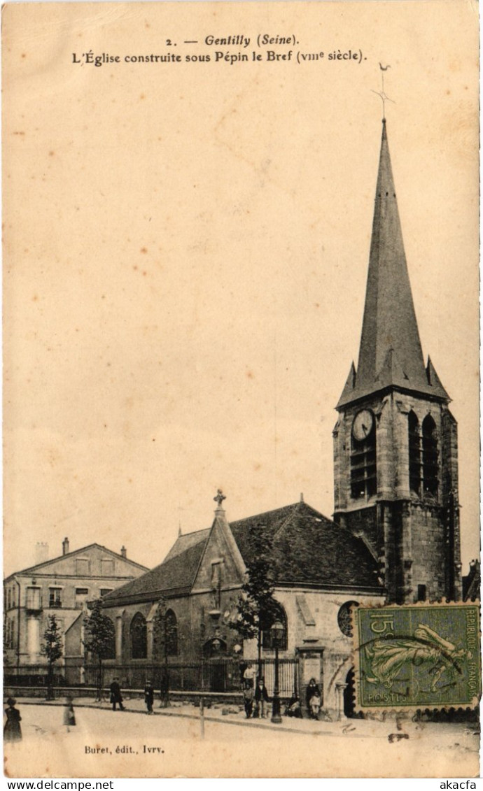 CPA Gentilly Eglise (1364298)