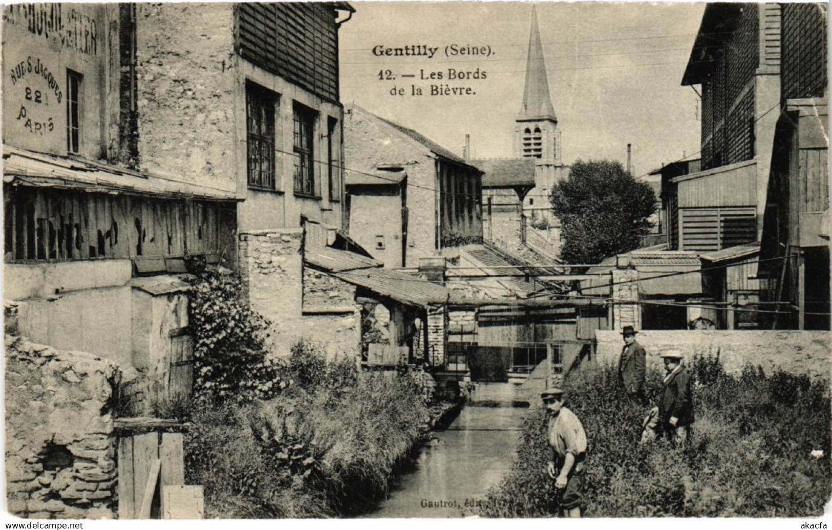CPA Gentilly Les Bords de la Bievre (1364296)
