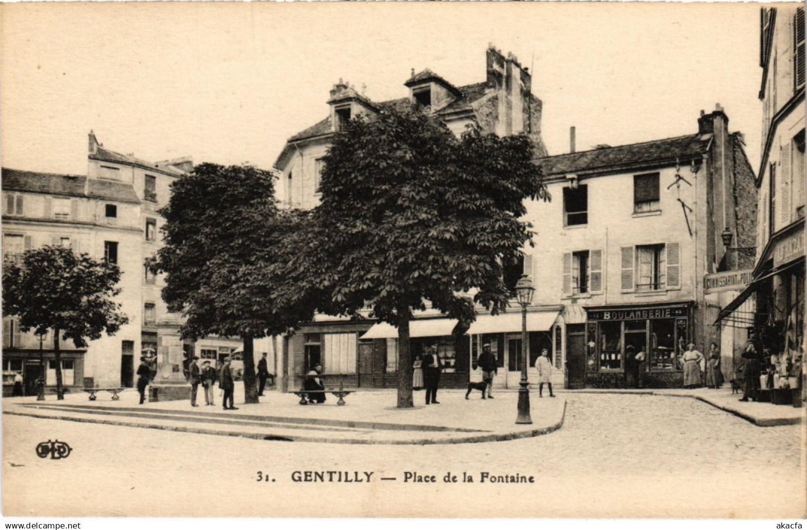 CPA Gentilly Place de la Fontaine (1364297)