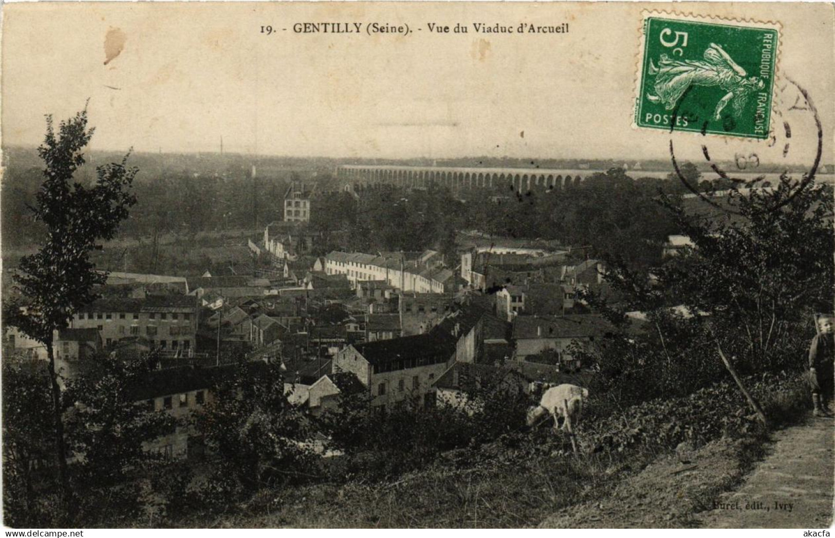 CPA GENTILLY Vue du Viaduc d'ARCUEIL (671902)