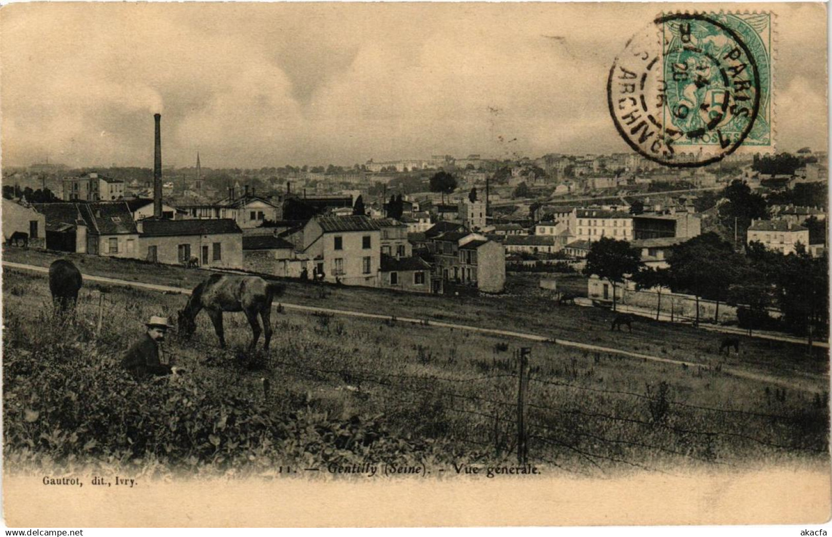 CPA GENTILLY Vue générale (671904)