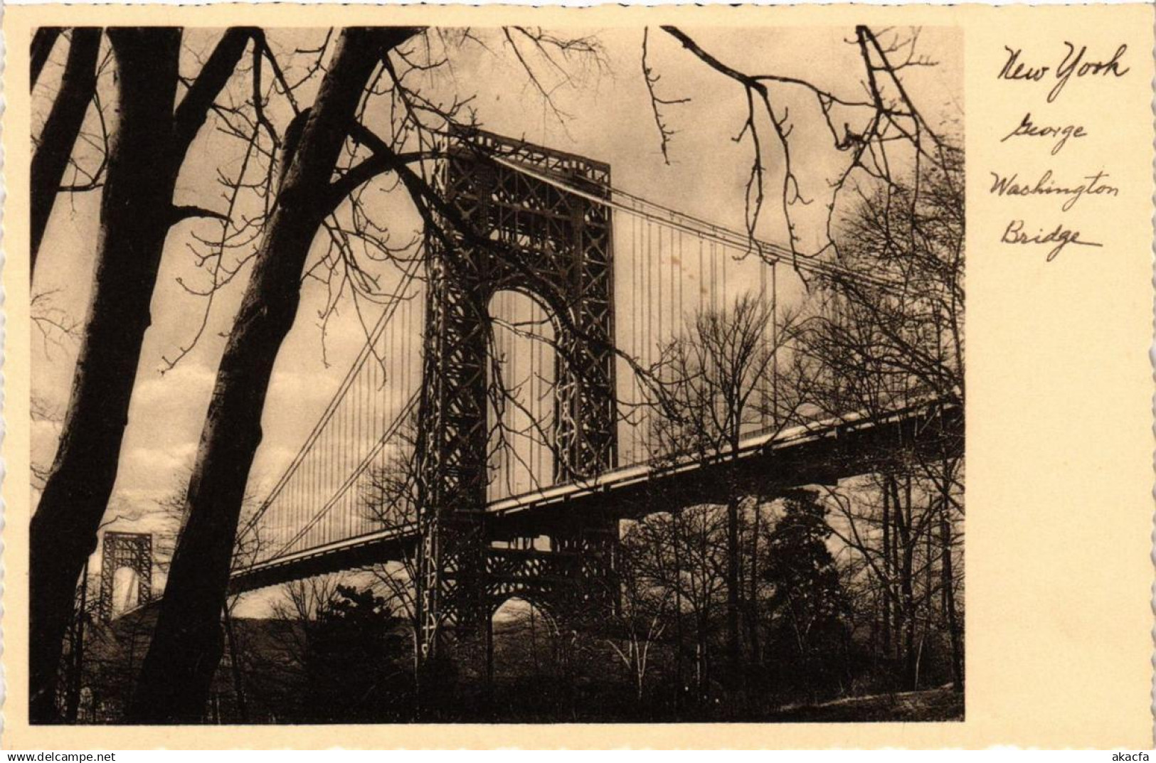 CPA George Washington Bridge NEW YORK CITY USA (790330)
