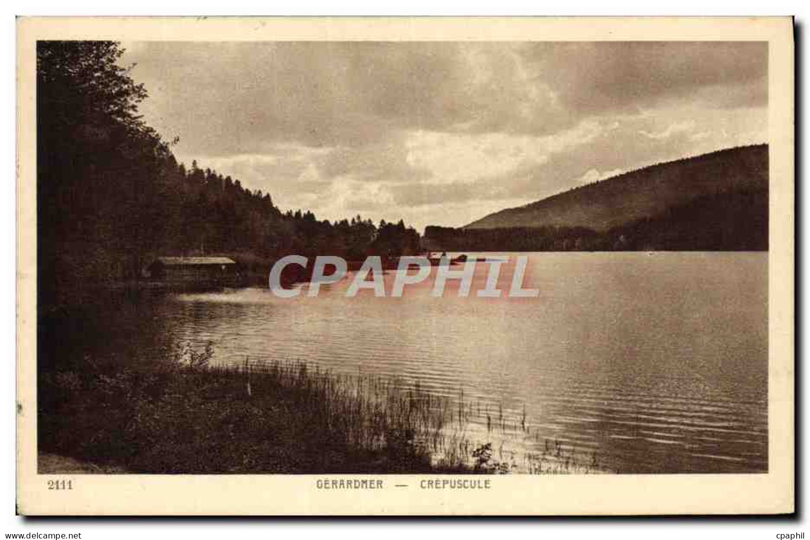 CPA Gerardmer Crepuscule