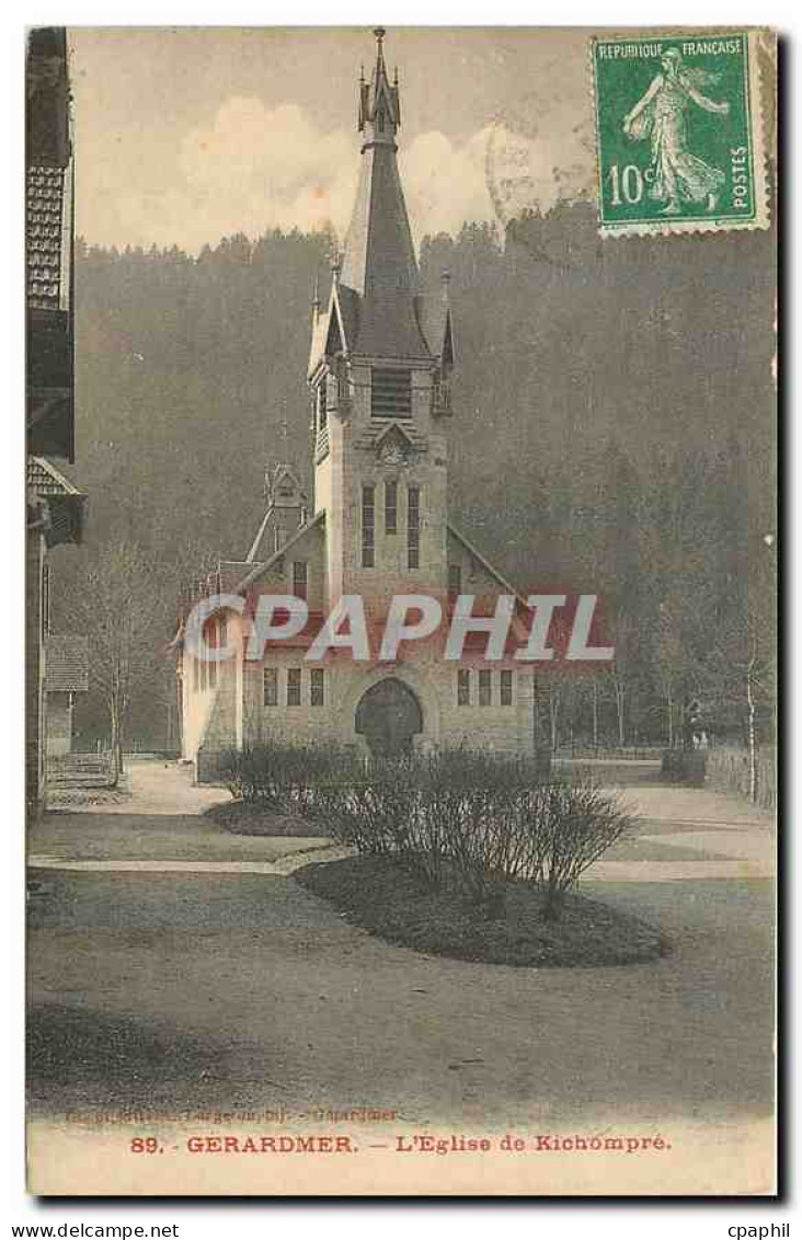 CPA Gerardmer l'Eglise de Kichompre