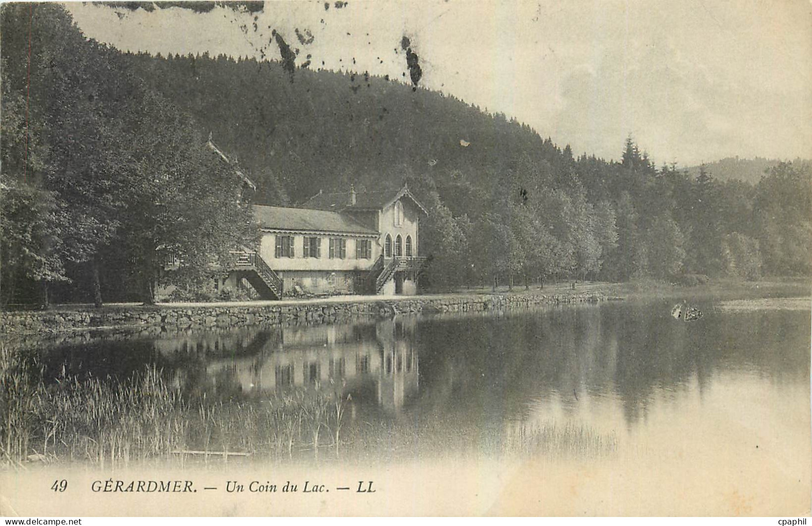 CPA Gerardmer Un coin du Lac