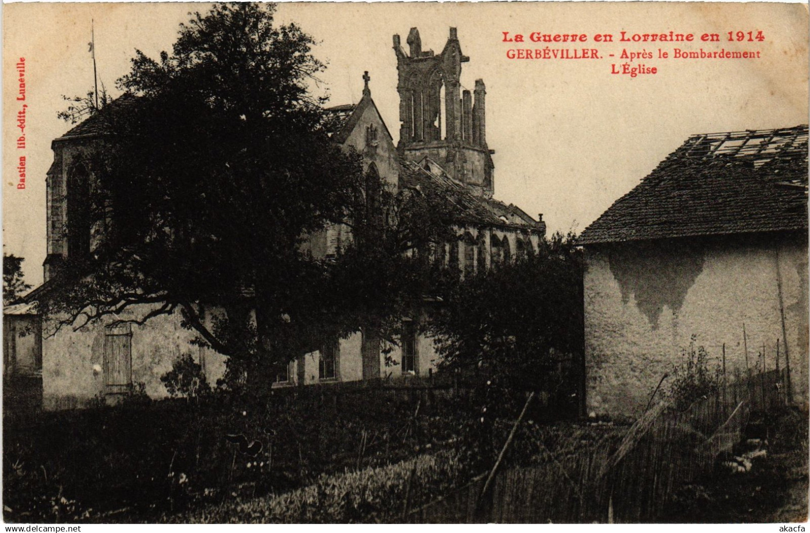 CPA Gerbeviller Eglise (1467311)