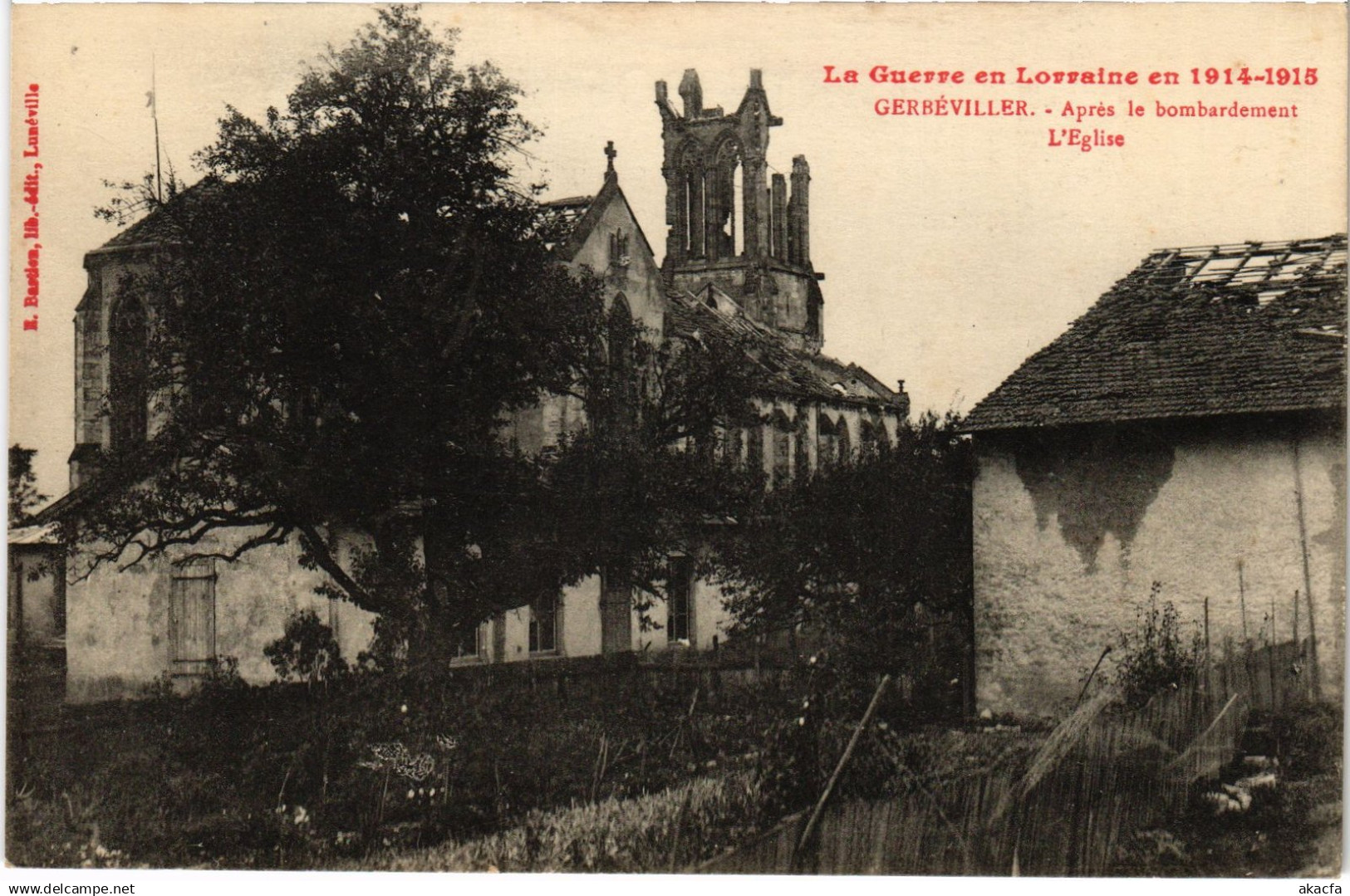 CPA Gerbeviller Eglise (1467317)