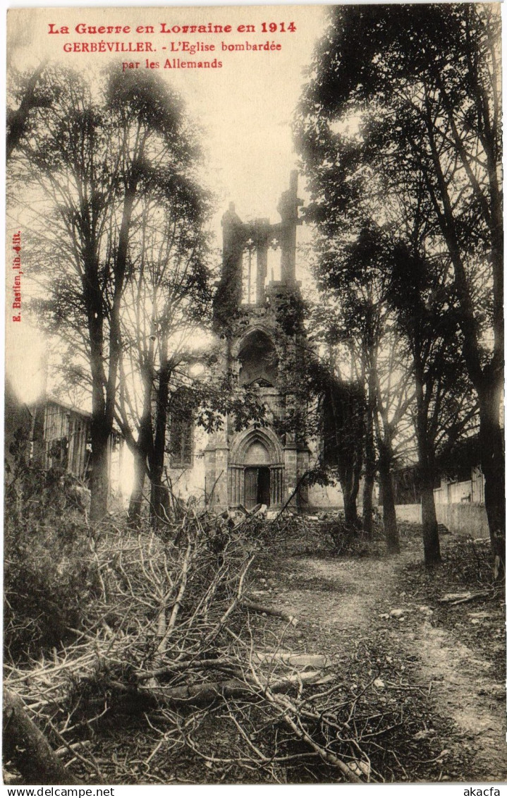 CPA Gerbeviller eglise (1470046)