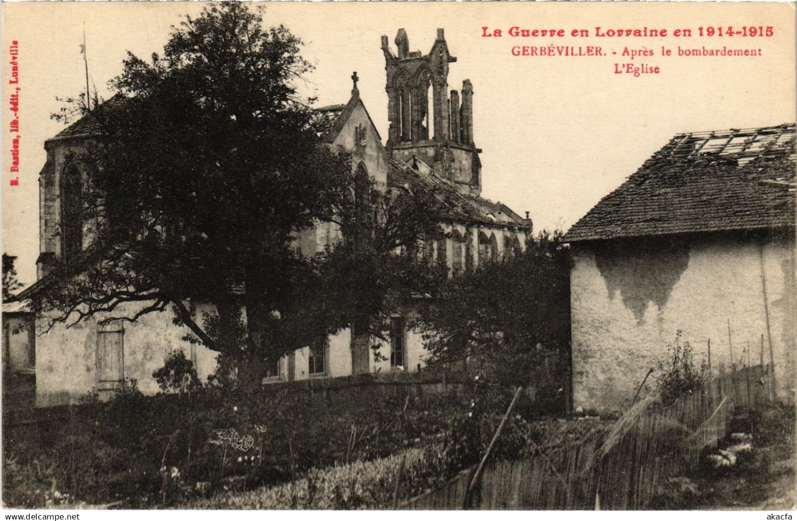 CPA Gerbeviller Eglise (1471574)
