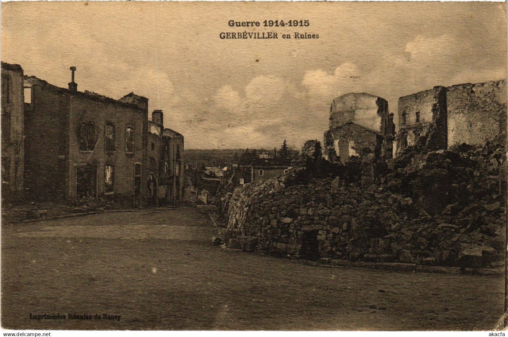 CPA Gerbeviller en ruines (1467310)