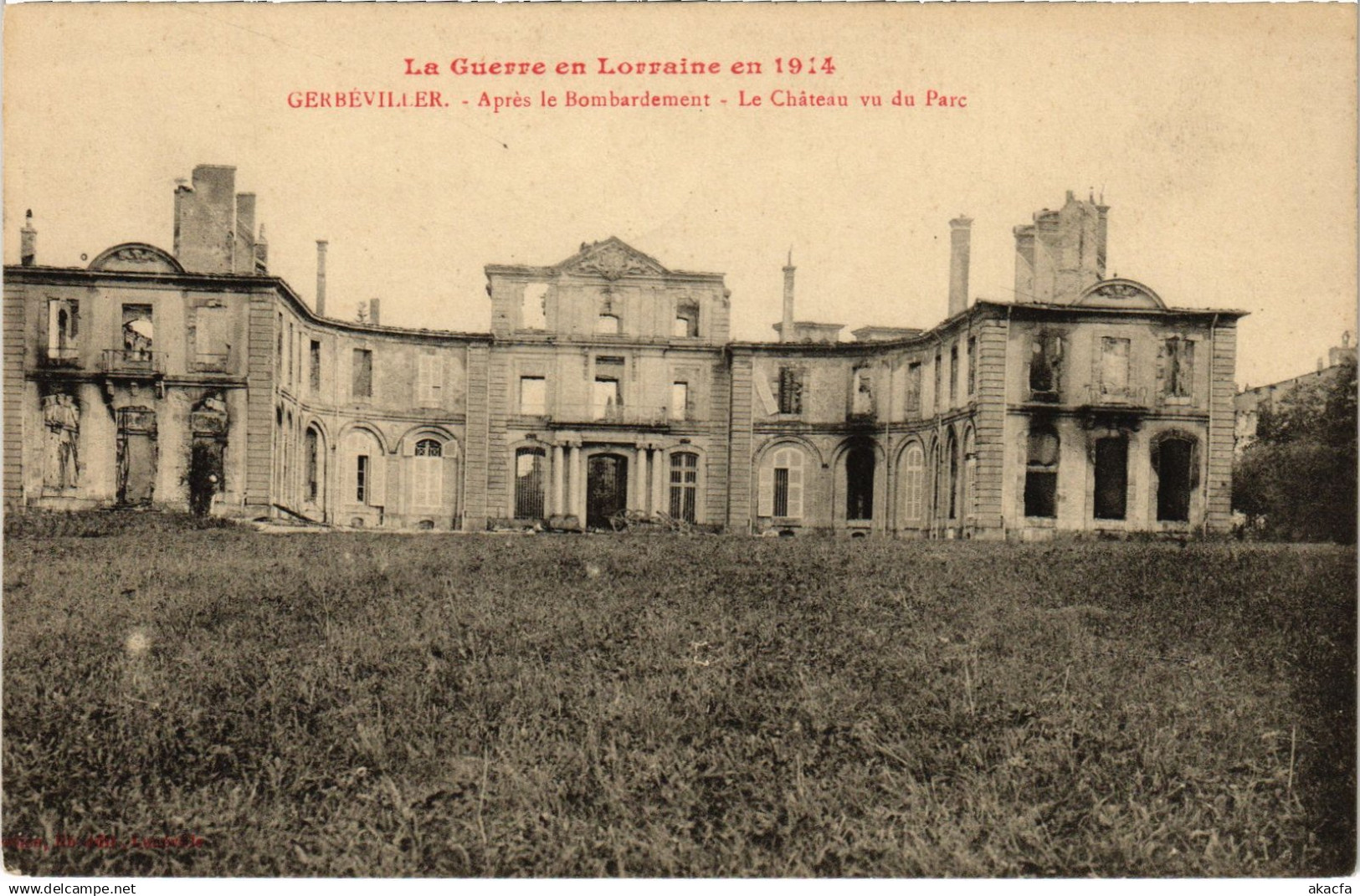 CPA Gerbeviller le chateau (1471585)