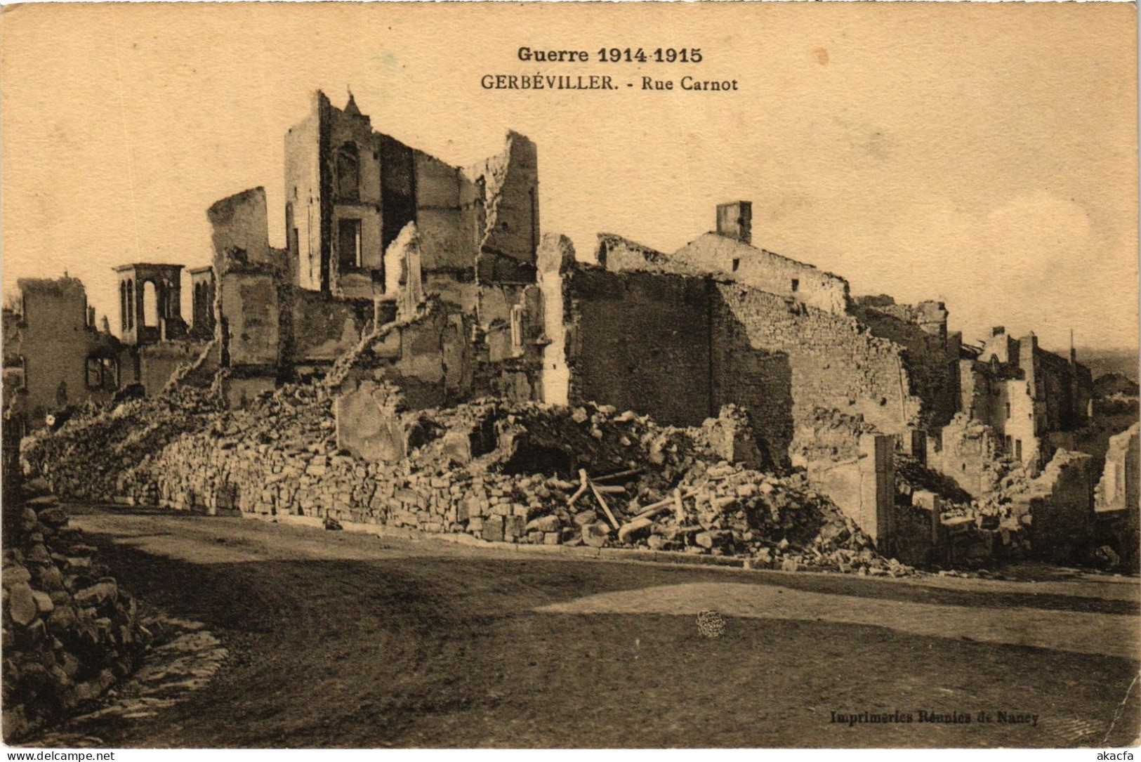 CPA Gerbeviller Rue Carnot (1471871)