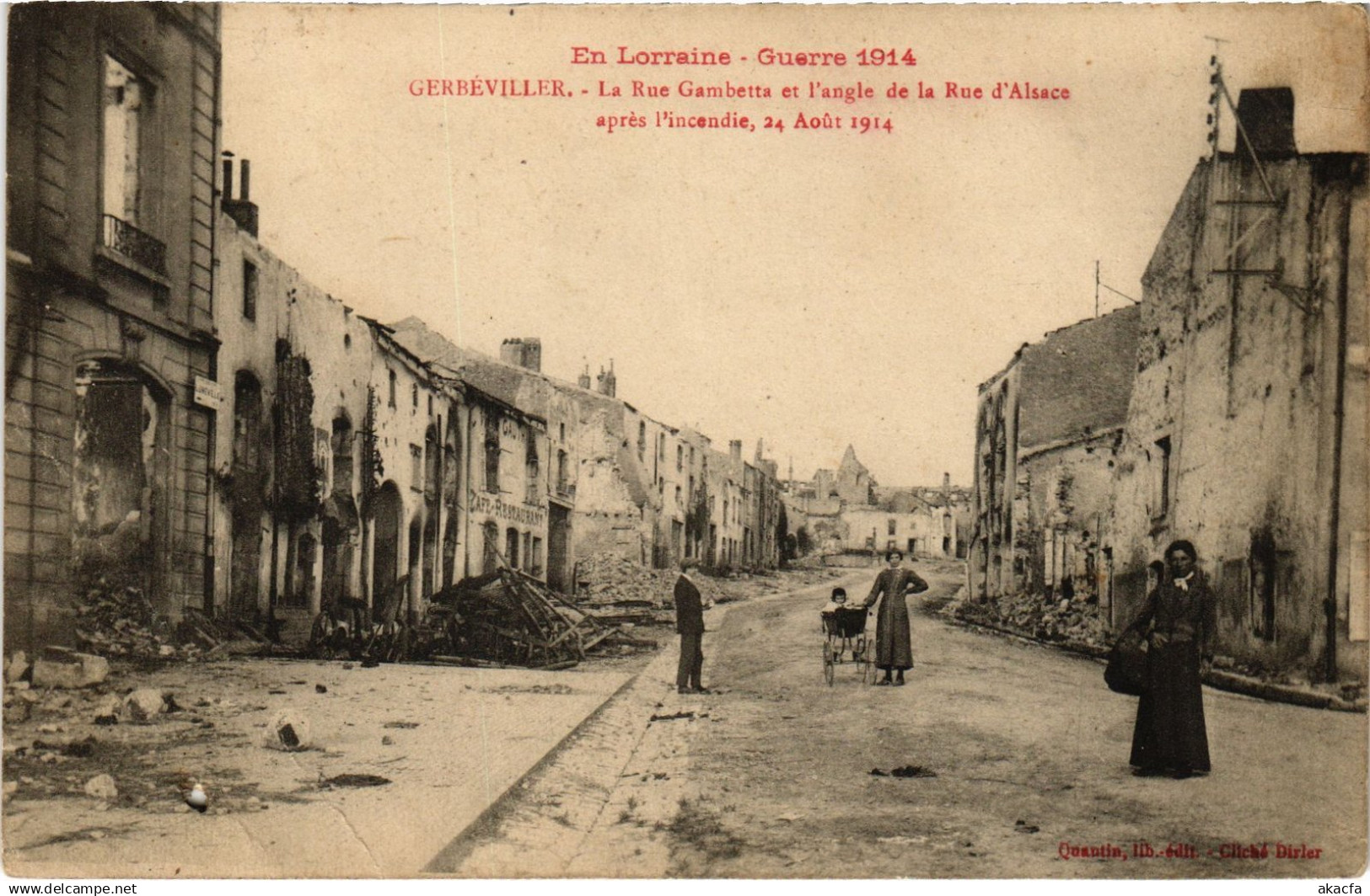 CPA Gerbeviller Rue Gambetta (1467300)