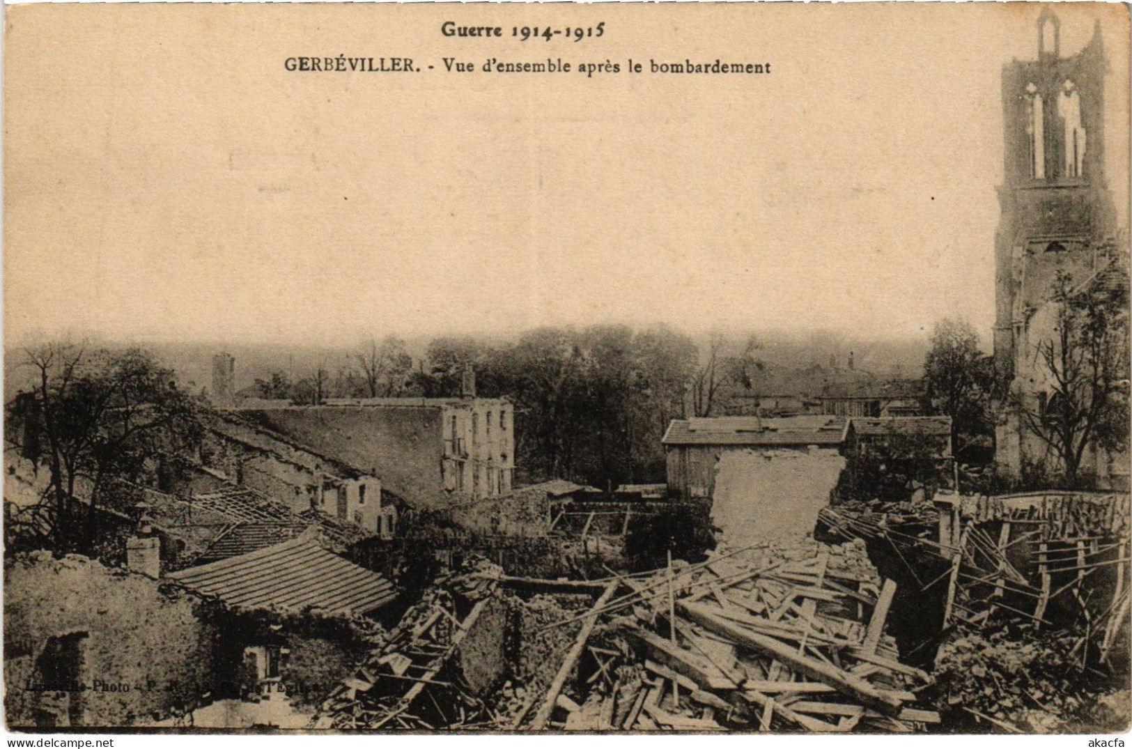 CPA Gerbeviller vue d'ensemble (1471817)