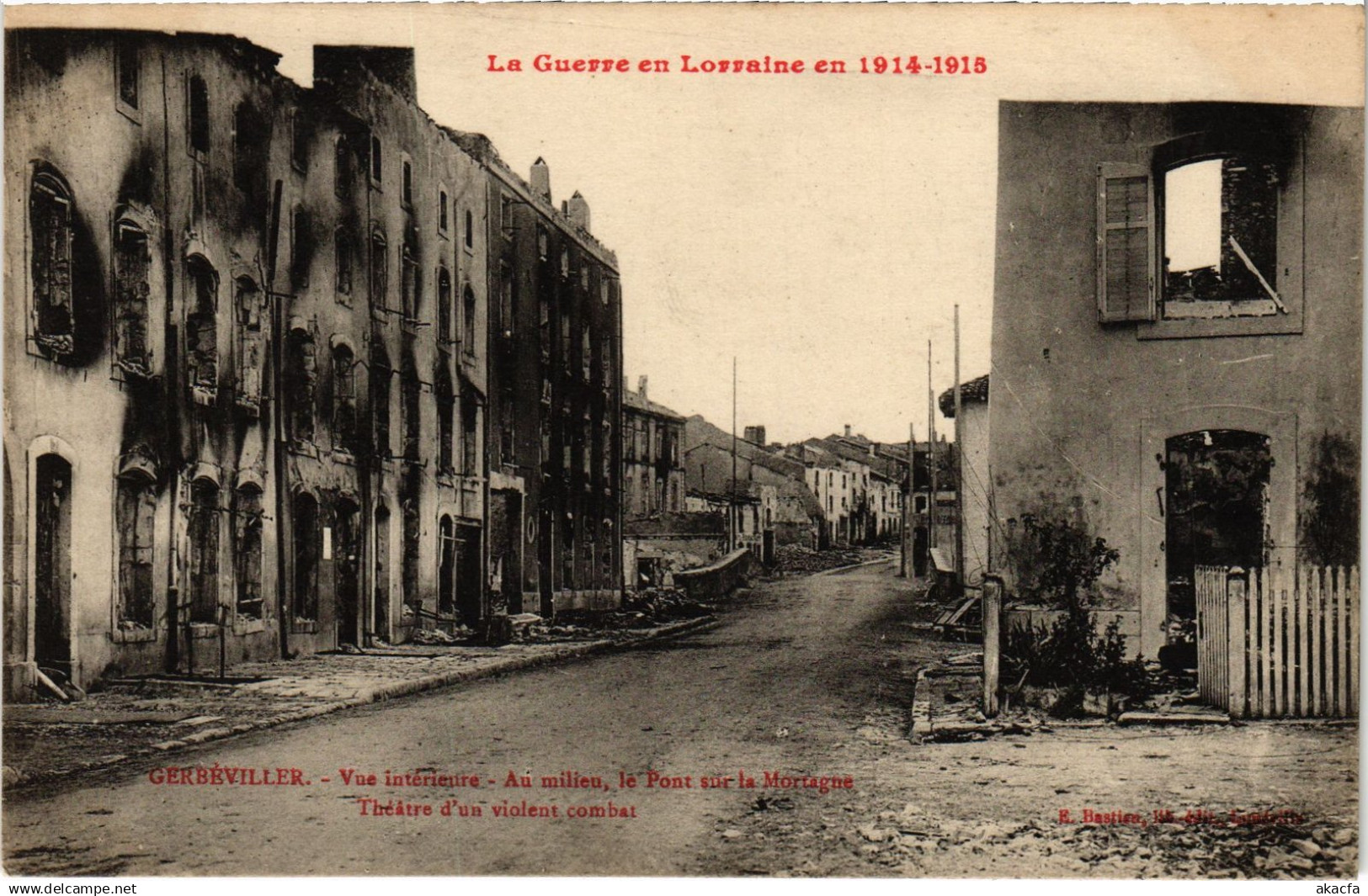 CPA Gerbeviller vue interieure (1467309)