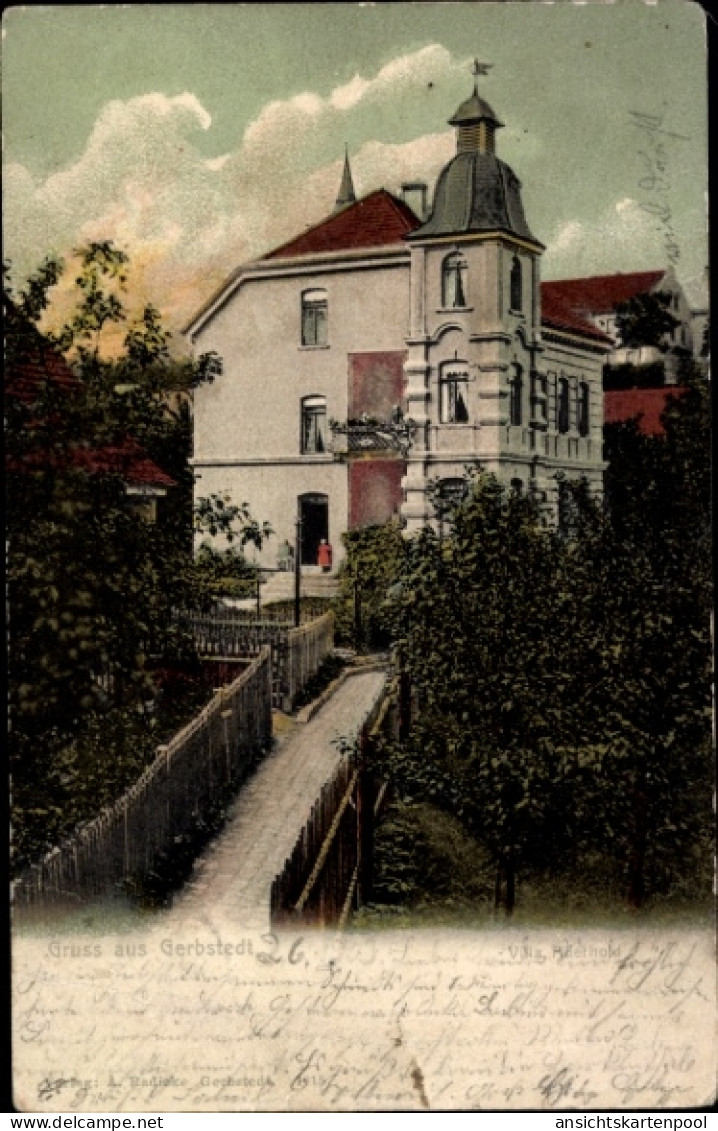 CPA Gerbstedt im Harzvorland, Villa