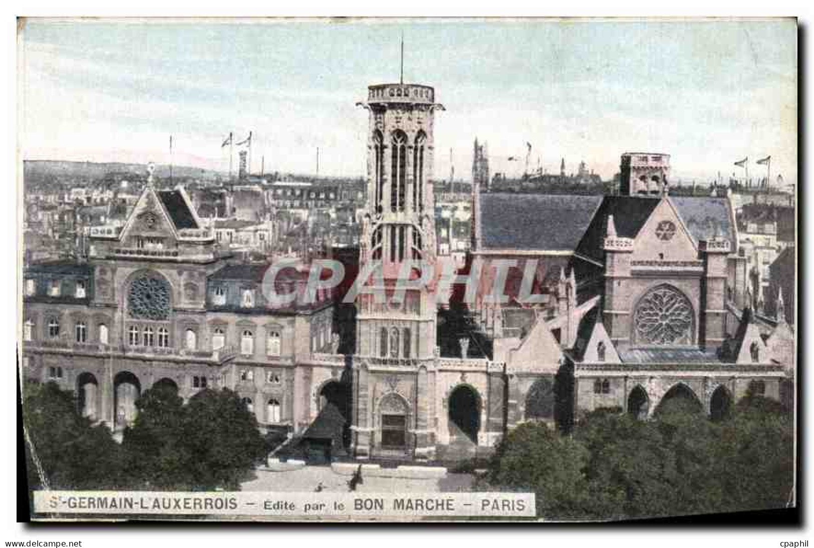 CPA Germain l'Auxerrois Edite pur le Bon Marche Paris