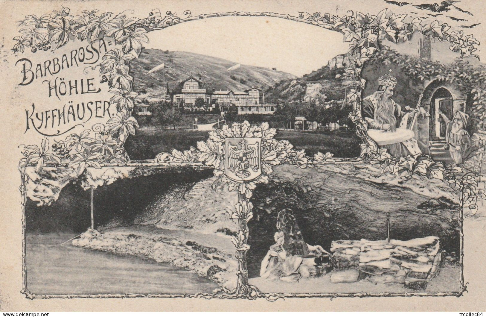 CPA-GERMANY-Barbarossa-Hohle Kyffhauser