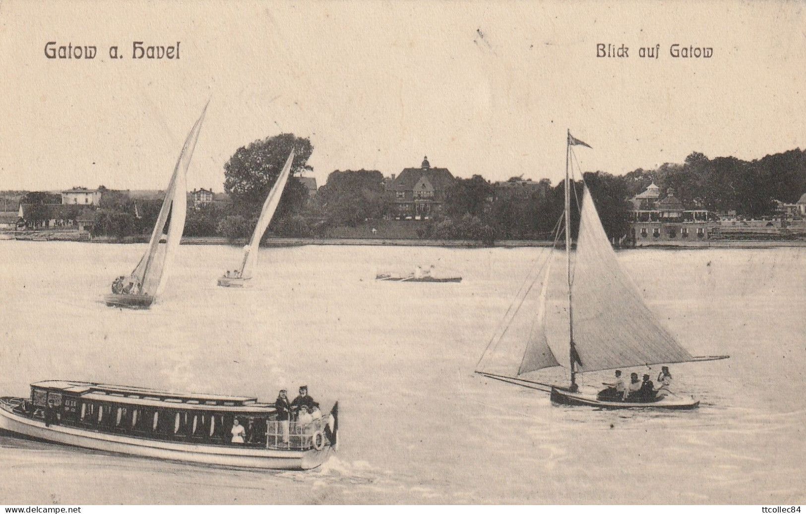 CPA-GERMANY-Gatow a havel-Blick auf Gatow