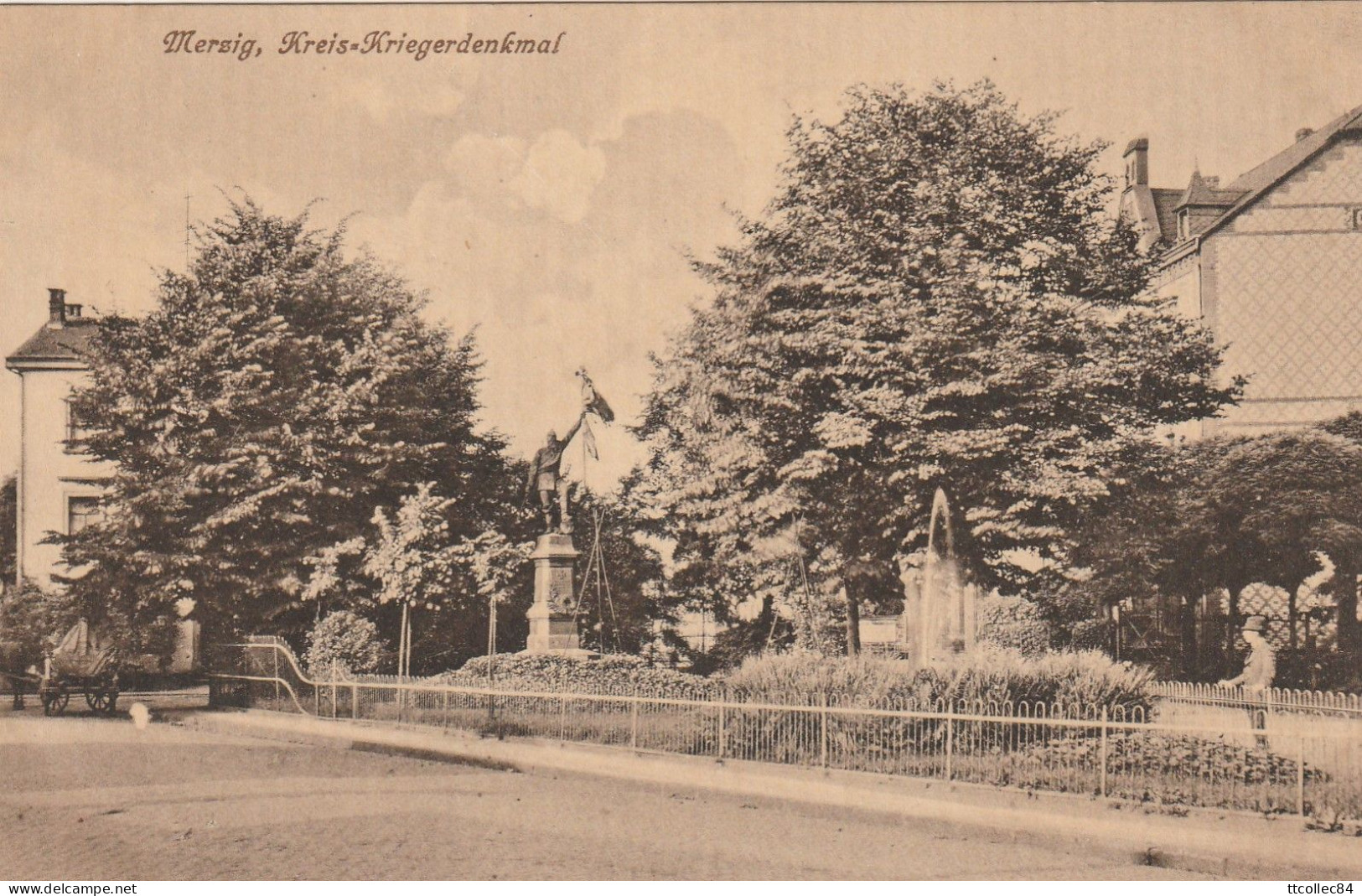 CPA-GERMANY-MERZIG-Kreis Kriegerdenkmal