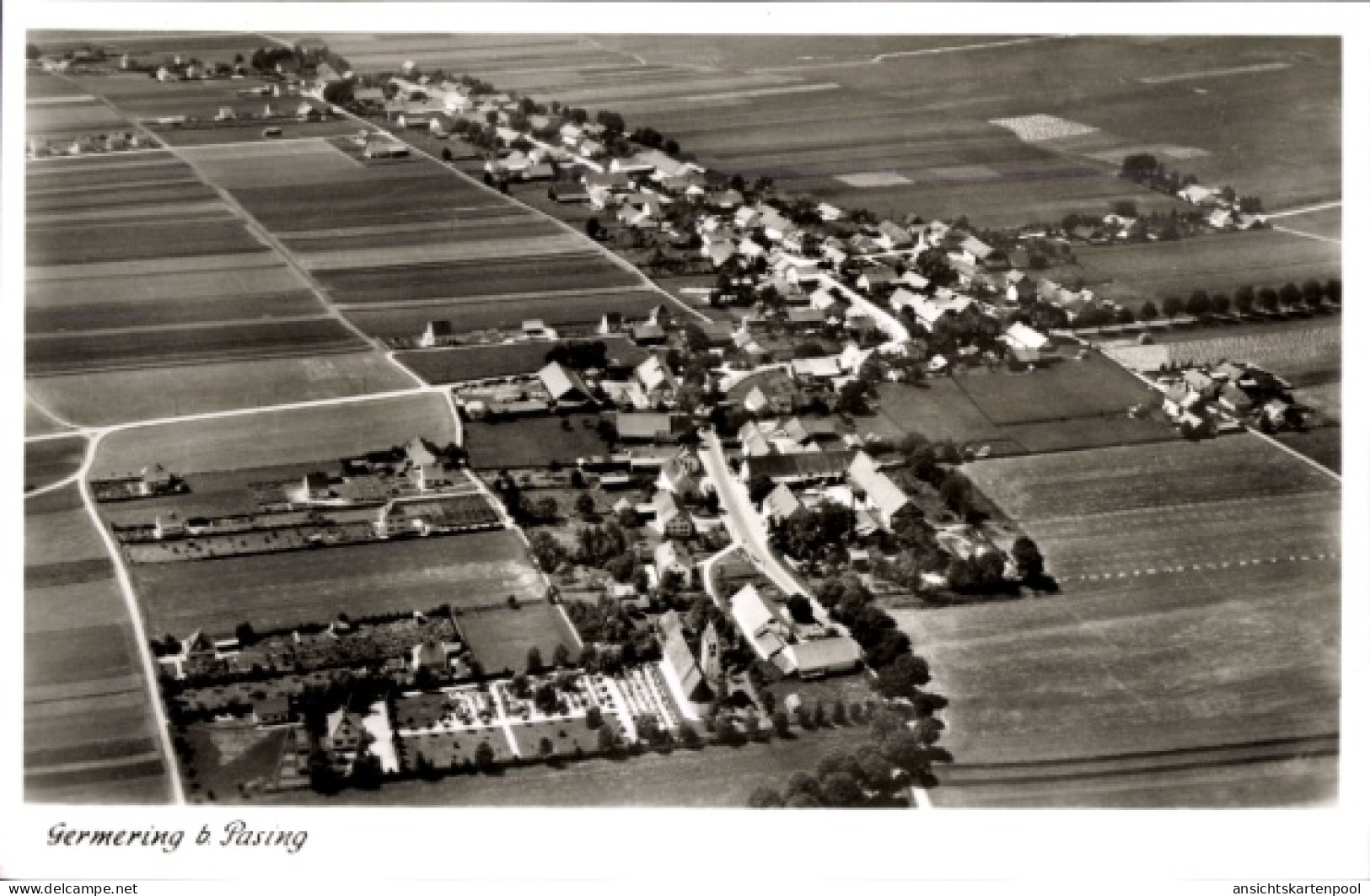 CPA Germering bei München, Luftaufnahme