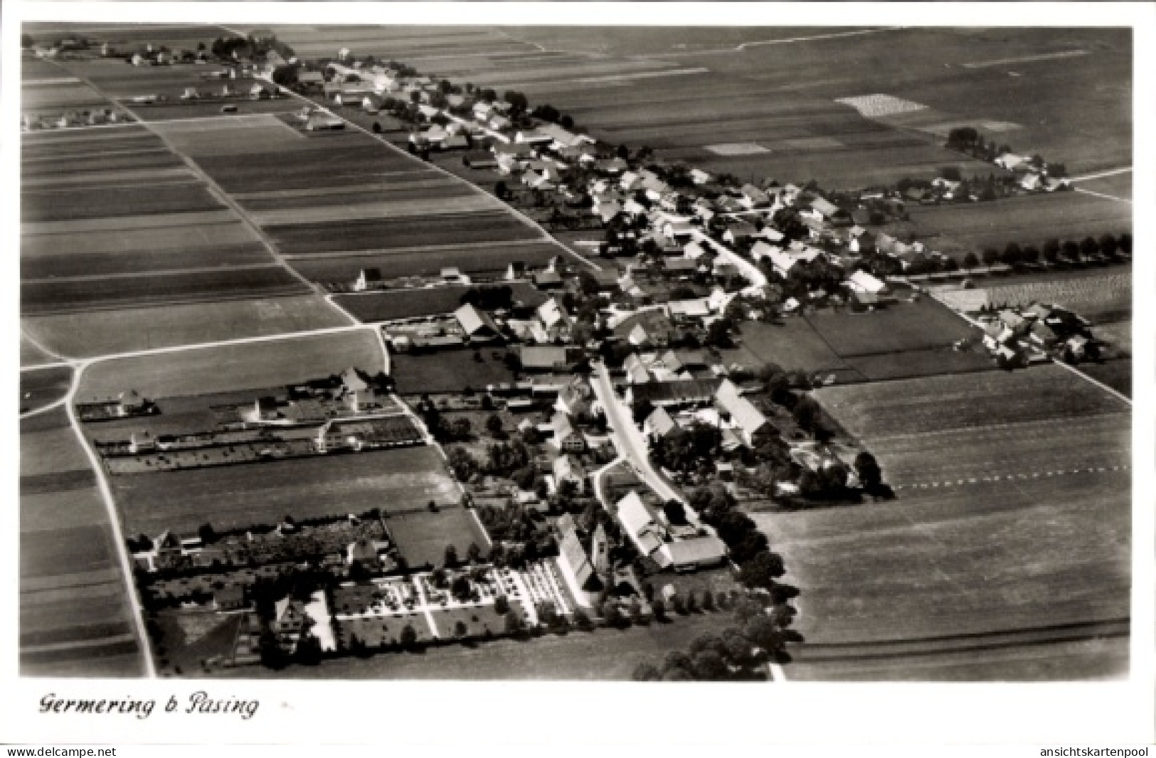 CPA Germering bei München, Luftaufnahme