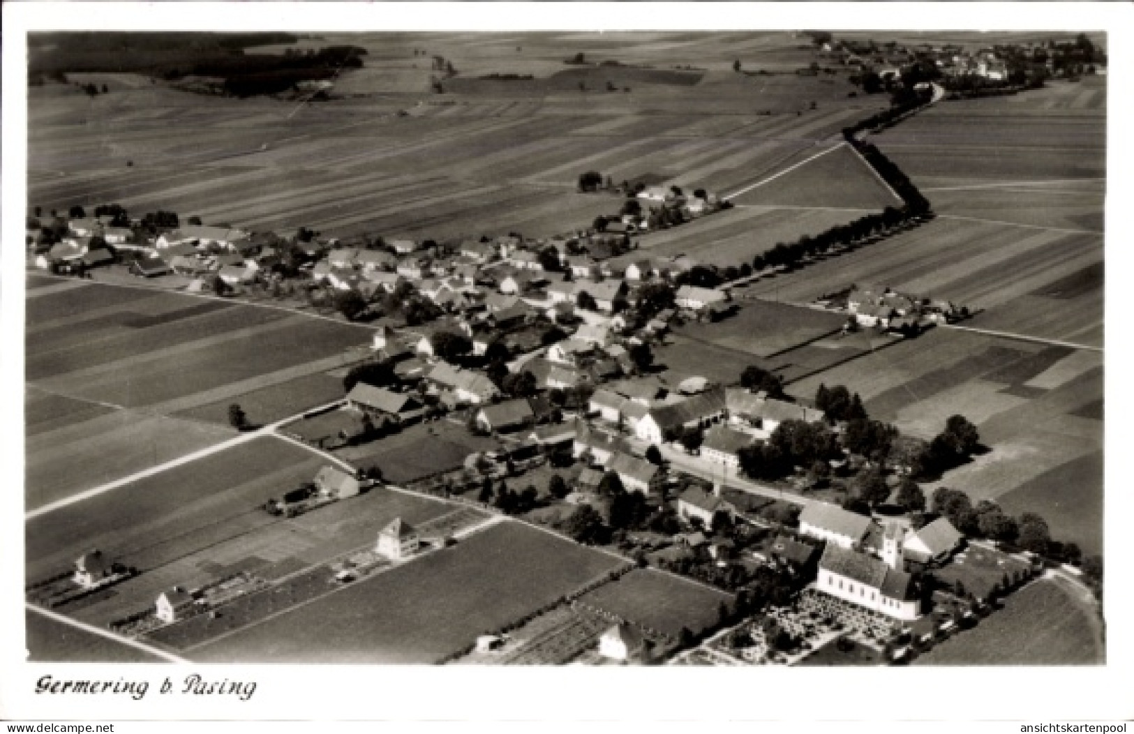 CPA Germering bei München, Luftbild