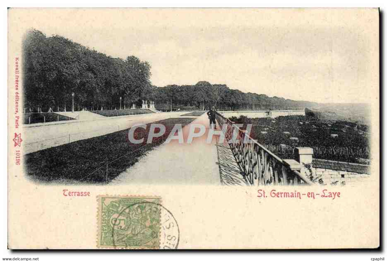 CPA Gerrasse St Germain En Laye Terrasse