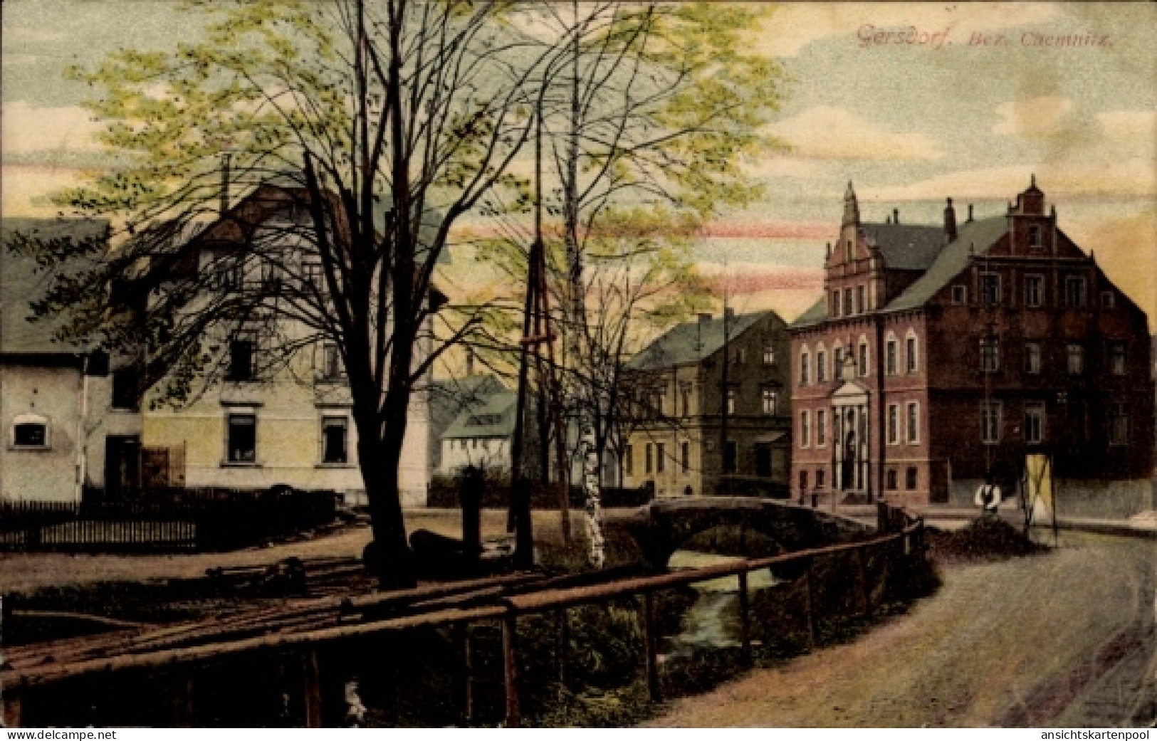 CPA Gersdorf (Bezirk Chemnitz) in Sachsen, Gersdorf, Bezirk Chemnitz