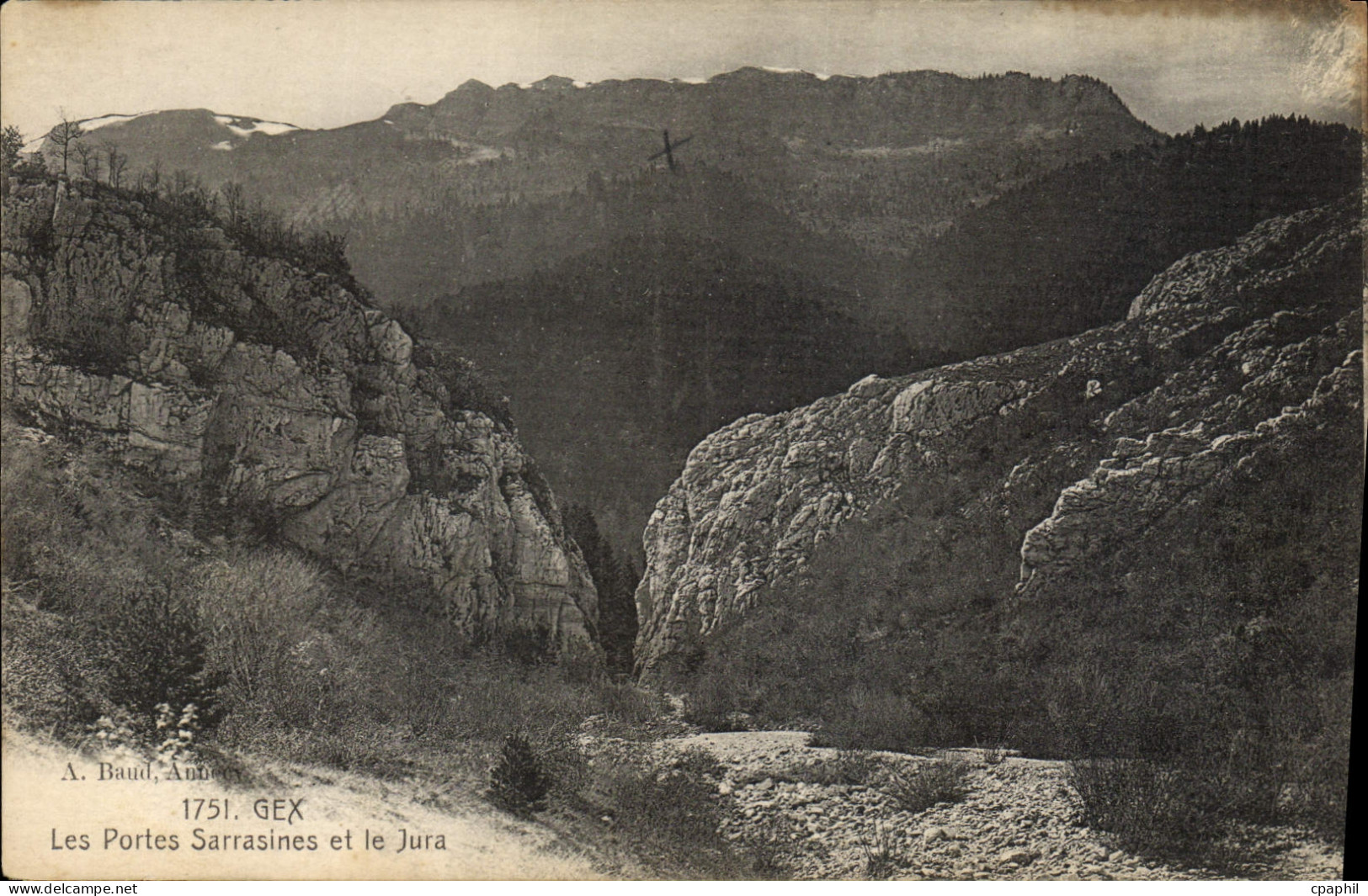 CPA Gex les Portes Sarrasines et le Jura