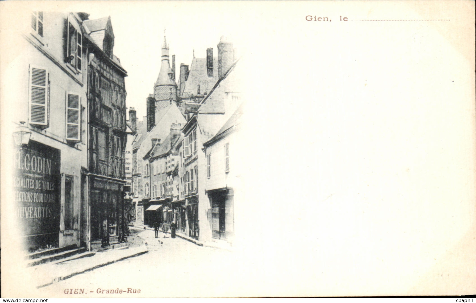 CPA Gien Grande Rue
