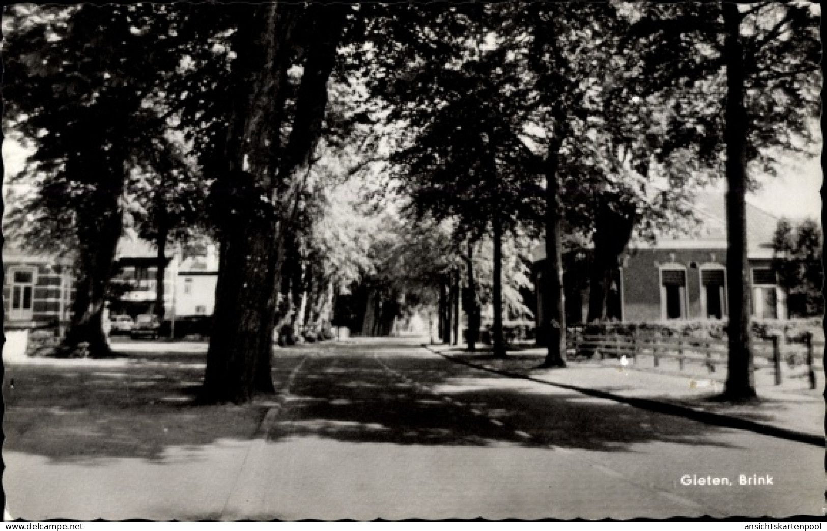 CPA Gieten Drenthe Niederlande, Brink