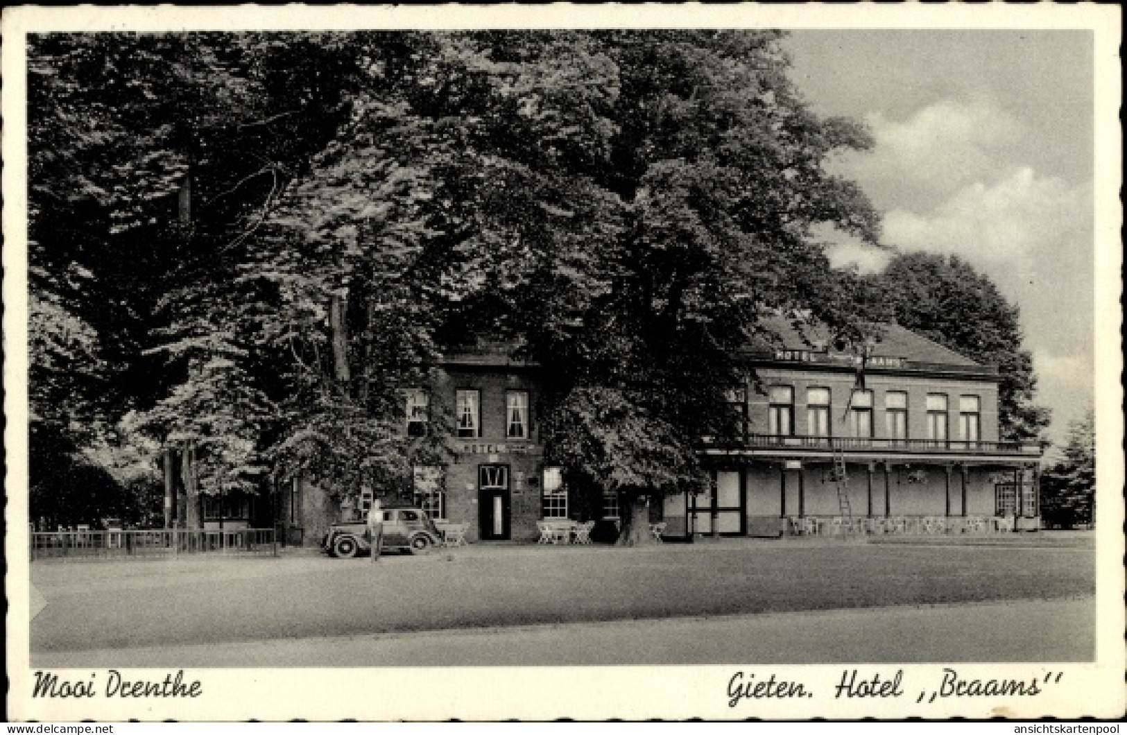CPA Gieten Drenthe Niederlande, Hotel Braams