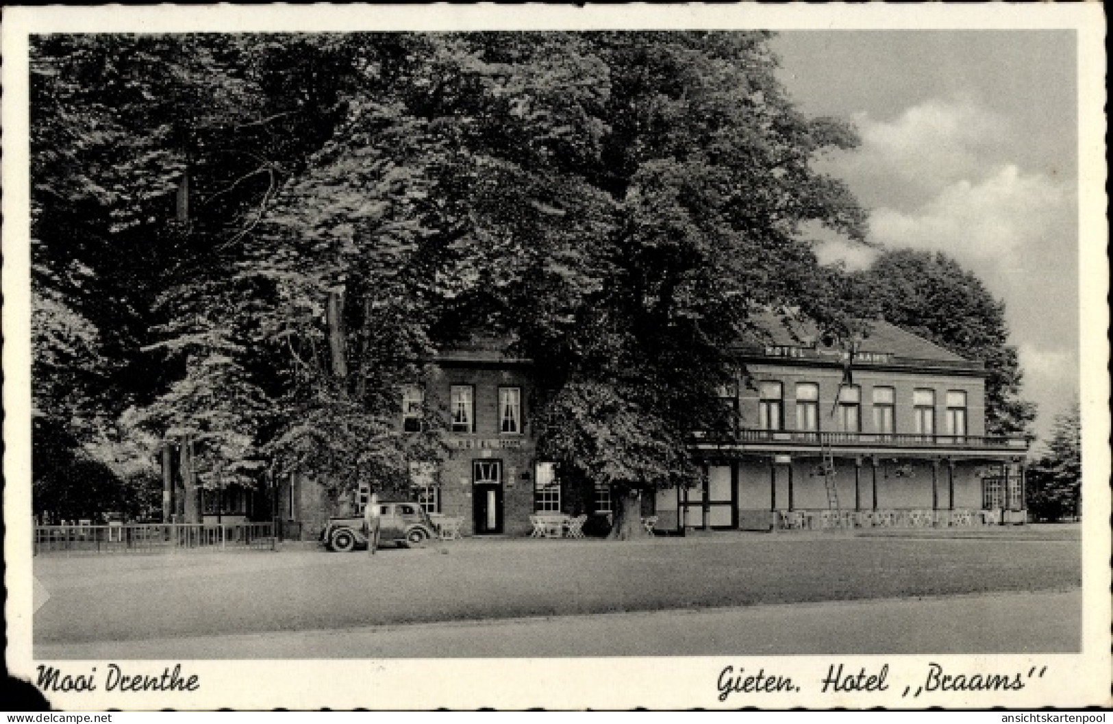 CPA Gieten Drenthe Niederlande, Hotel Braams