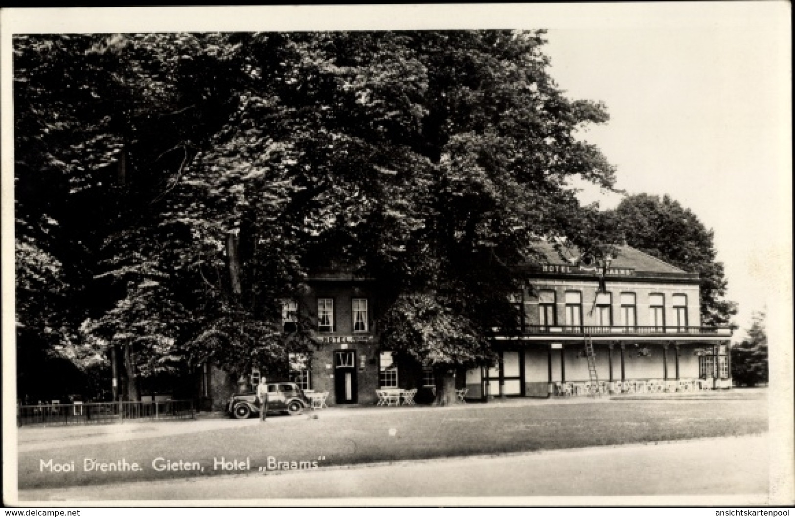 CPA Gieten Drenthe Niederlande, Hotel Braams