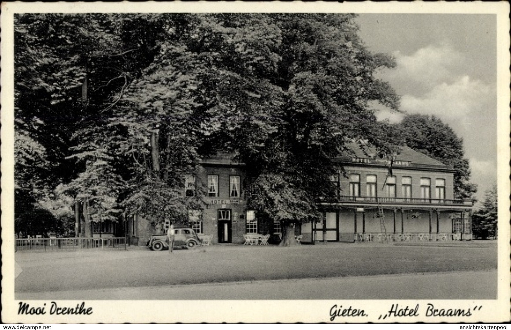 CPA Gieten Drenthe Niederlande, Hotel Braams