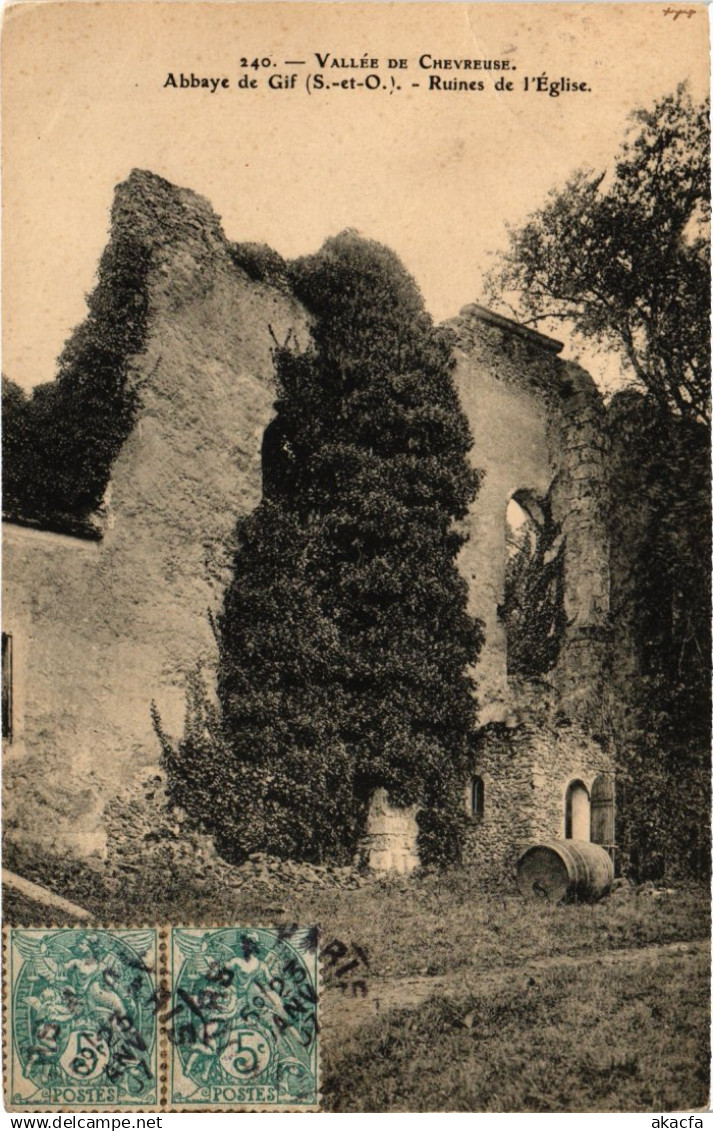 CPA GIF-sur-YVETTE Abbaye - Ruines de l'Eglise (1355154)